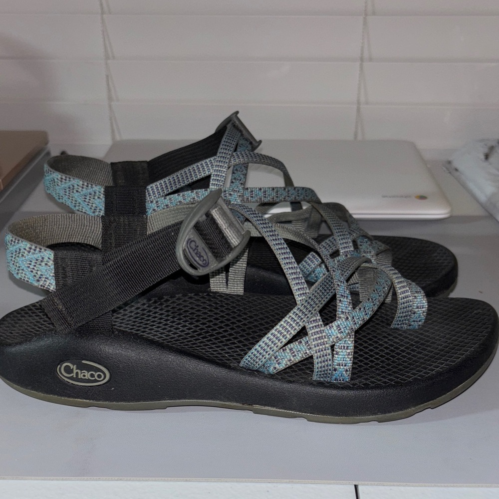 Chaco Women's Sandals - Black and Blue